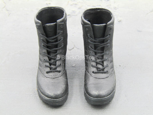 LAPD - SWAT - Black Tactical Boots (Foot Type)