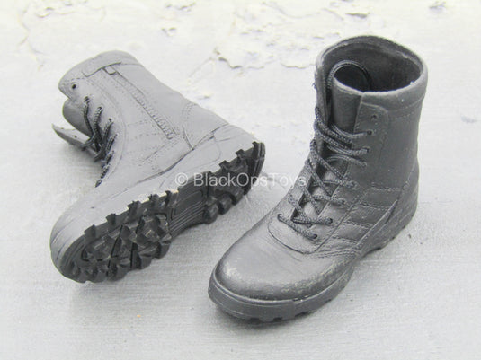 LAPD - SWAT - Black Tactical Boots (Foot Type)