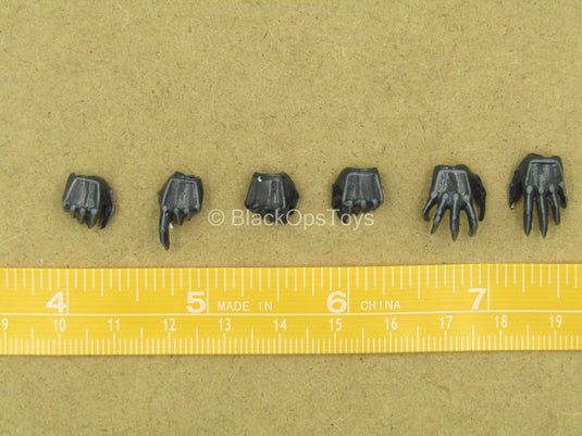 1/12 - Catwoman - Black Gloved Hand Set (x6)