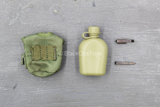 Kuwait 1991 - USMC - OD Green Canteen & Pouch Set