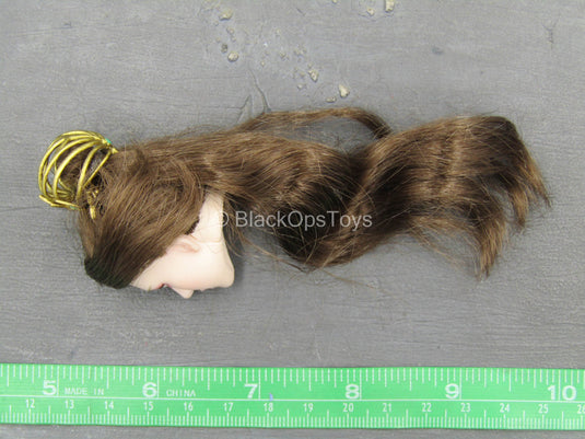 Three Kingdom Dynasty Warriors - Female Brunette Head Sculpt