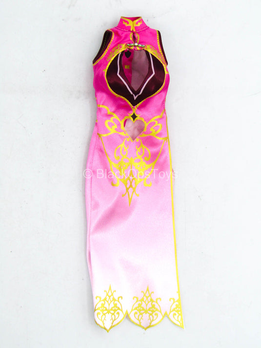 Three Kingdom Dynasty Warriors - Female Pink Cheongsam Dress