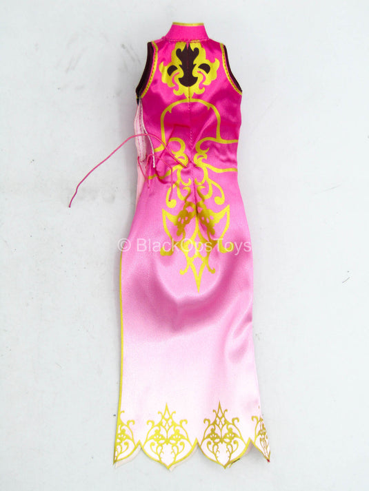Three Kingdom Dynasty Warriors - Female Pink Cheongsam Dress