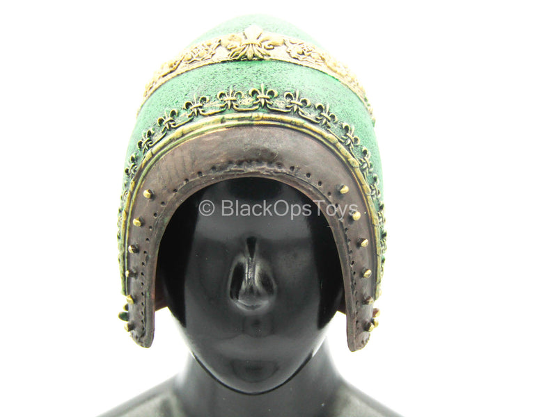 Load image into Gallery viewer, Timeline - Lord Arnaut - Green Detailed Helmet
