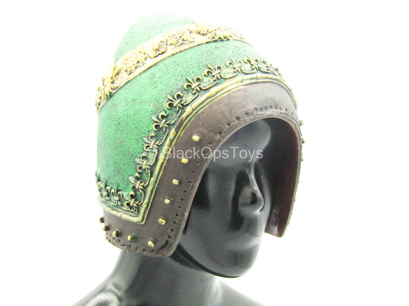 Load image into Gallery viewer, Timeline - Lord Arnaut - Green Detailed Helmet
