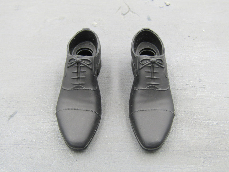 Load image into Gallery viewer, Agent John Smith Black Dress Shoes (Peg Type)
