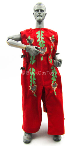 Timeline - De Kere - Red & Green Detailed Frock