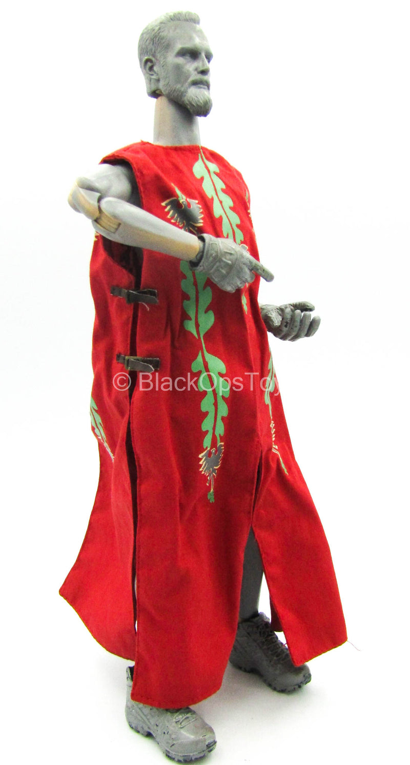 Load image into Gallery viewer, Timeline - De Kere - Red &amp; Green Detailed Frock
