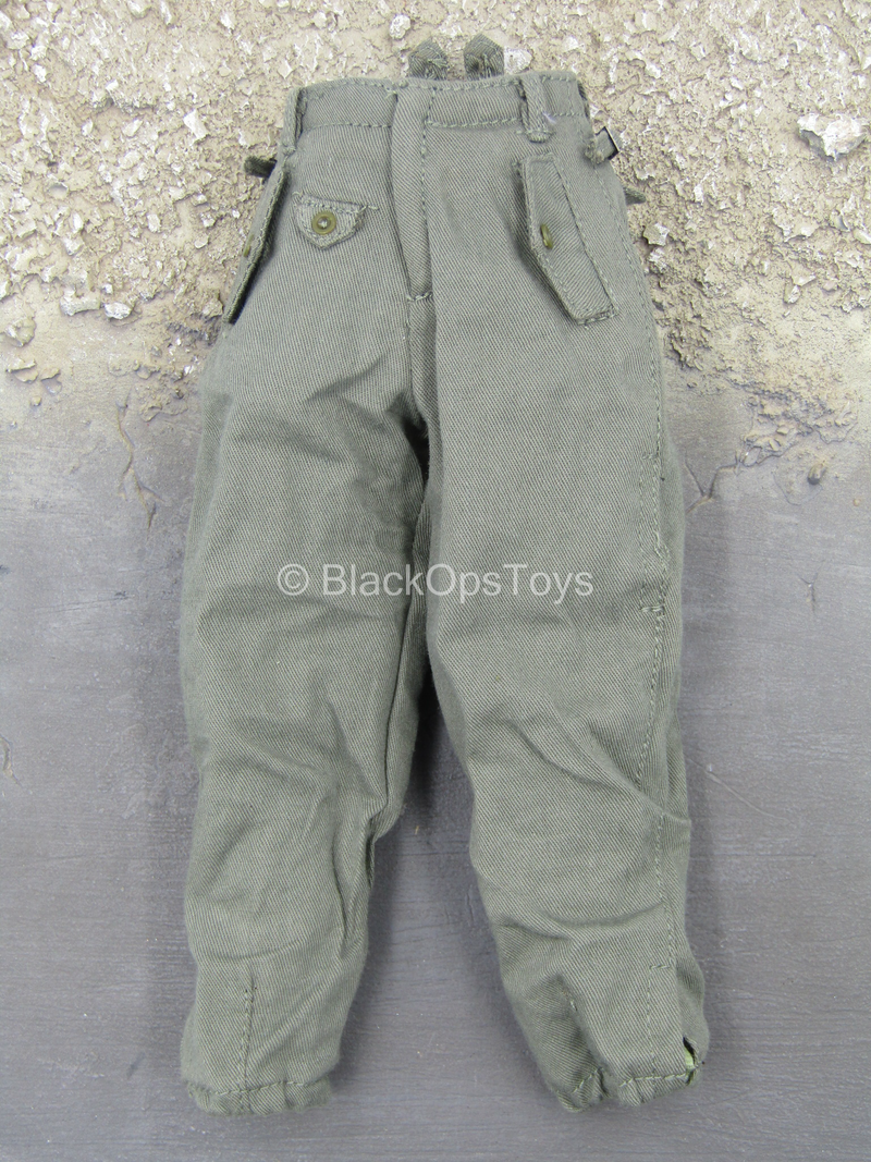 Load image into Gallery viewer, WWII - Fallschirmjäger - Green Combat Pants
