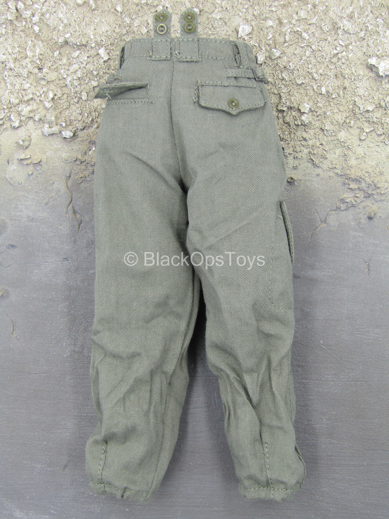 Load image into Gallery viewer, WWII - Fallschirmjäger - Green Combat Pants
