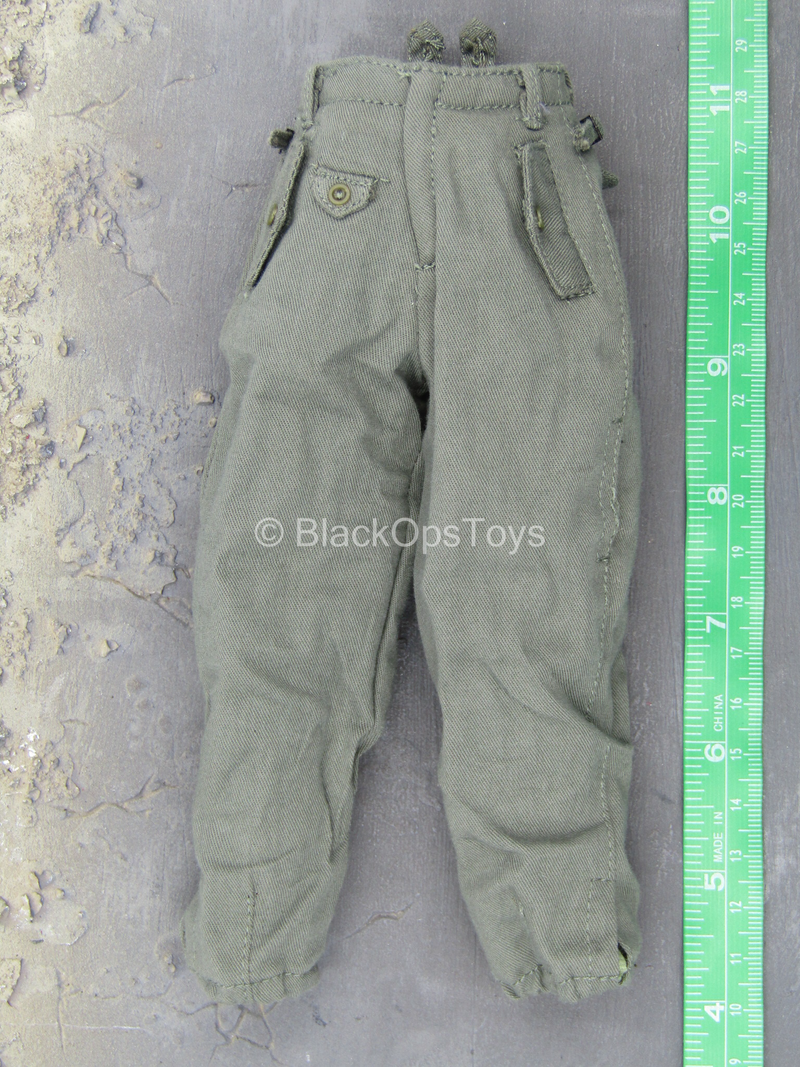 Load image into Gallery viewer, WWII - Fallschirmjäger - Green Combat Pants
