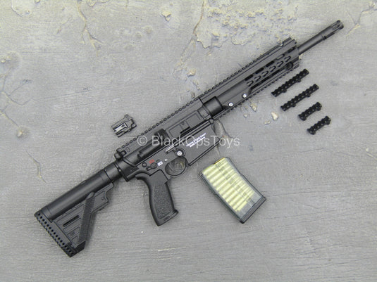 Black MR 308 Assault Rifle w/Extending Stock & Iron Sights