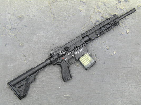 Black MR 308 Assault Rifle w/Extending Stock & Iron Sights