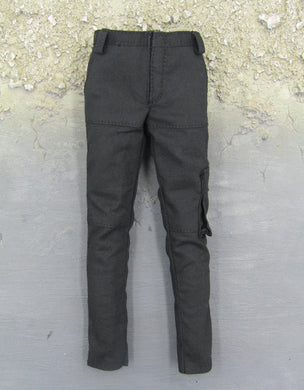 The Matrix Neo Keanu Reeves Black Combat Pants
