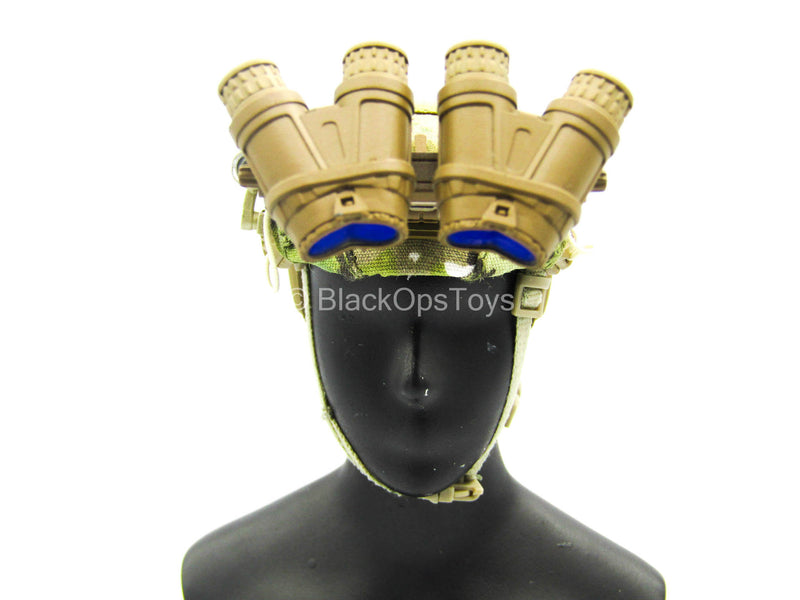 Load image into Gallery viewer, SMU Quick Response Force - Multicam Helmet w/GPNVG Set
