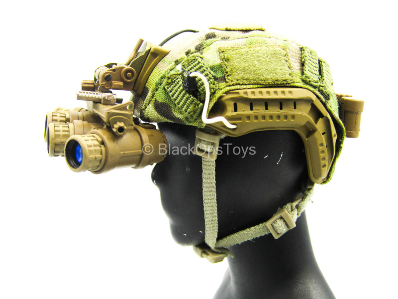 Load image into Gallery viewer, SMU Quick Response Force - Multicam Helmet w/GPNVG Set
