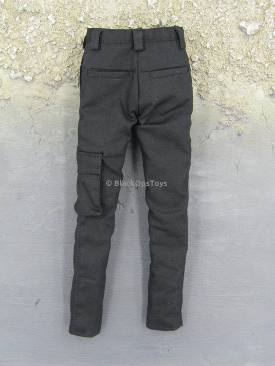 The Matrix Neo Keanu Reeves Black Combat Pants