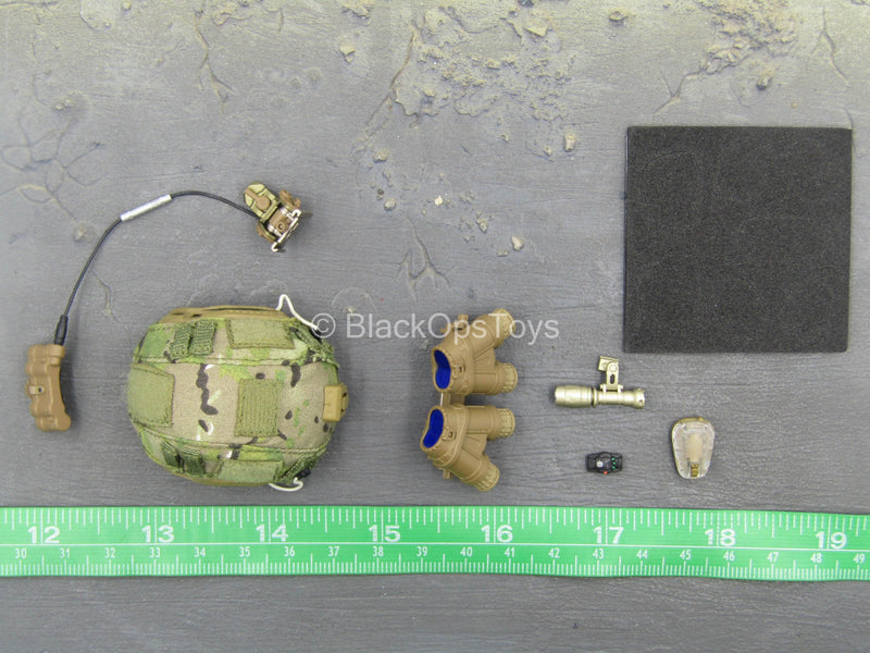 Load image into Gallery viewer, SMU Quick Response Force - Multicam Helmet w/GPNVG Set

