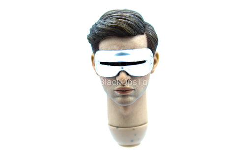 The Cyclopstech - Male Head Sculpt w/Light Up Visor