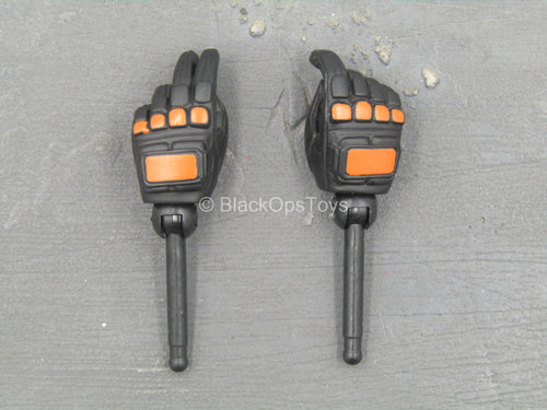 CY Girls - Destiny - Black & Orange Female Gloved Hand Set