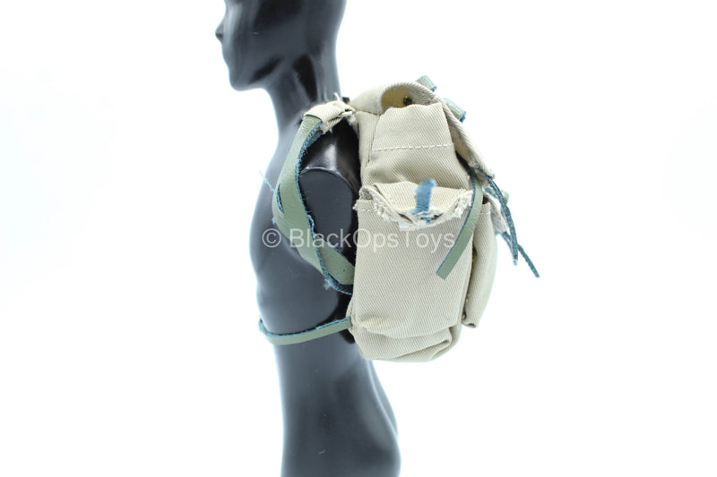 Load image into Gallery viewer, Green &amp; Tan Backpack
