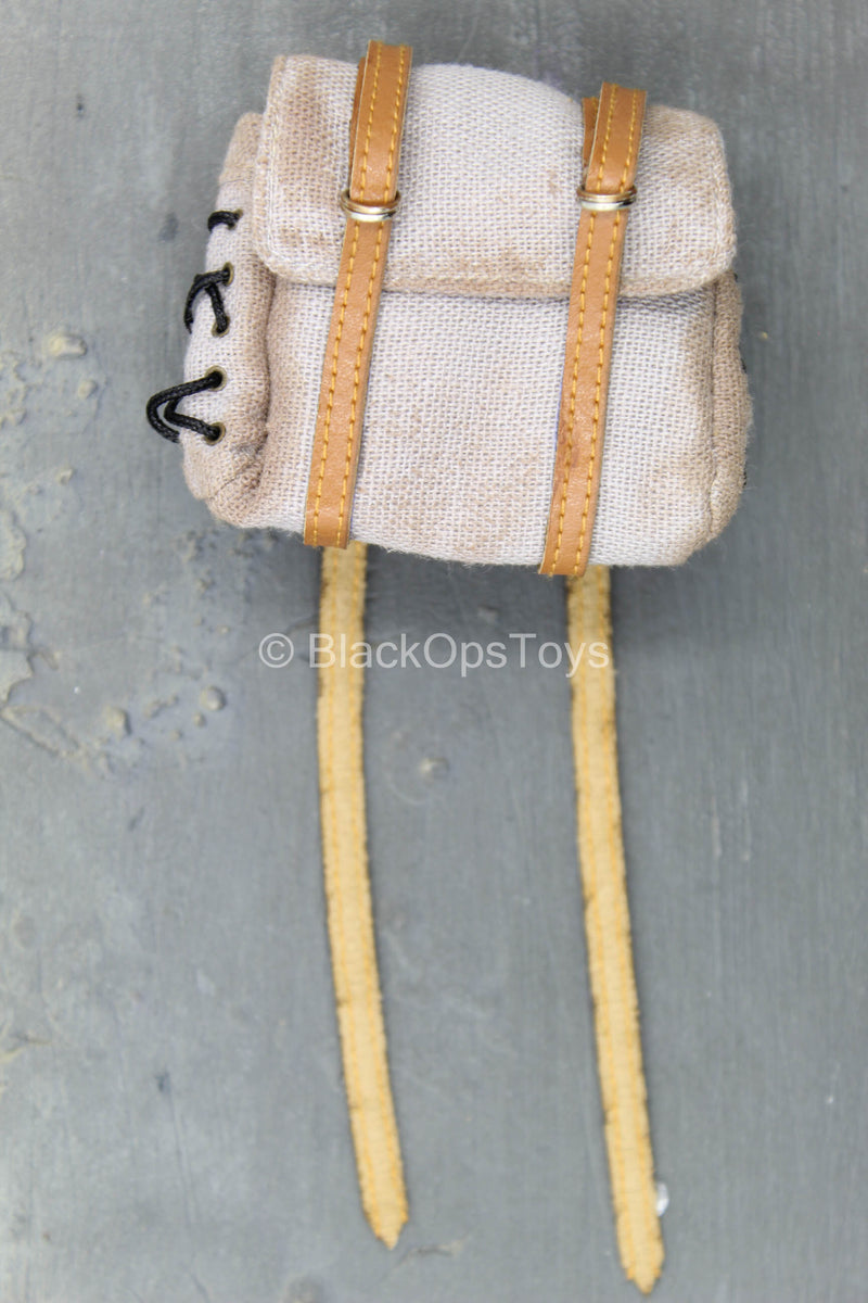 Load image into Gallery viewer, Weathered Grey &amp; Brown Backpack
