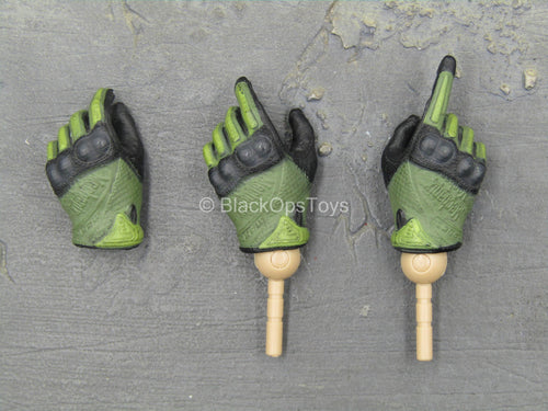 SMU Part XIII Recce Element - Black & Green Gloved Hand Set