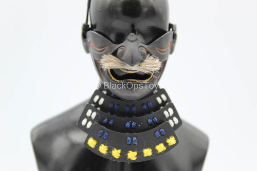 Black Metal Samurai Half Mask