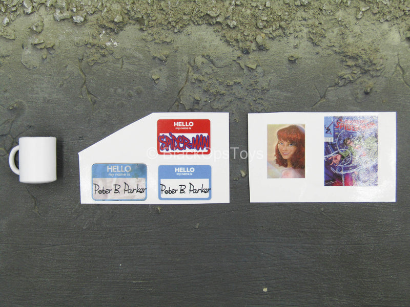 Load image into Gallery viewer, Middle Aged Spiderman - Coffee Cup w/Sticker Set
