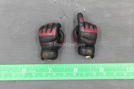 Firespecter - Black & Red Gloved Hand Set