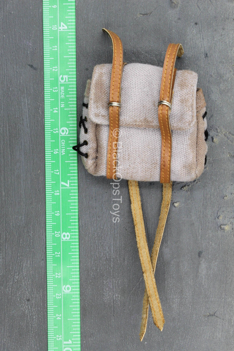Load image into Gallery viewer, Weathered Grey &amp; Brown Backpack
