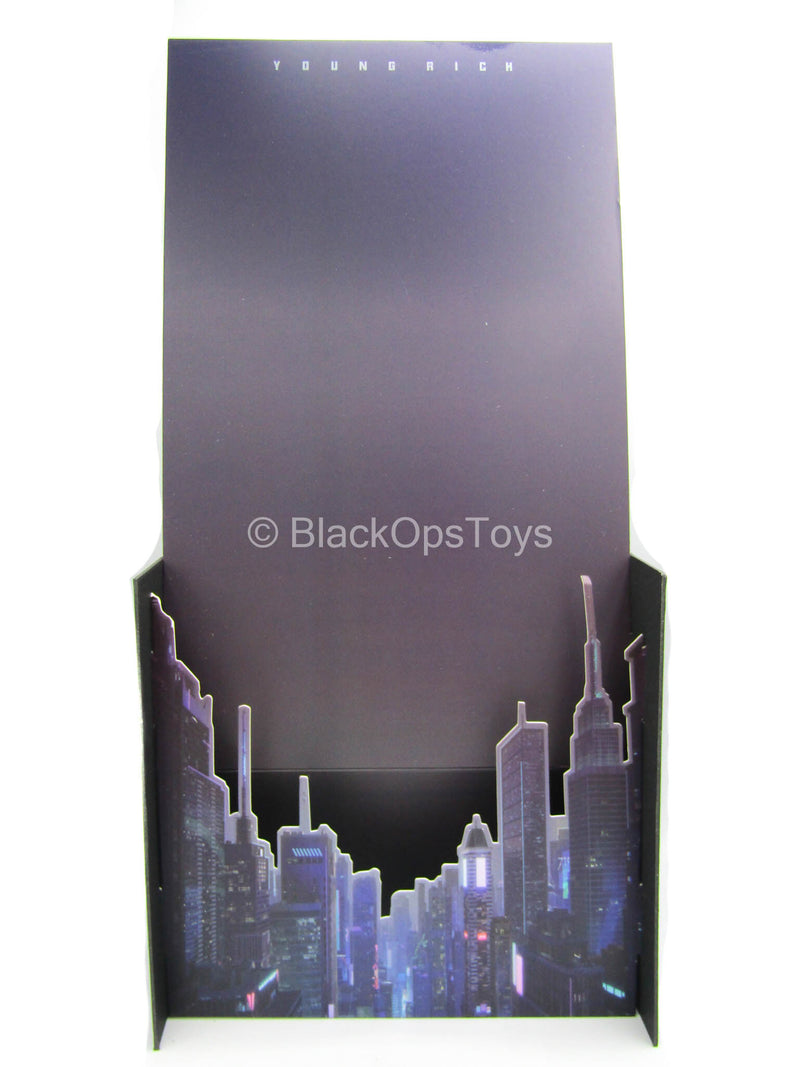 Load image into Gallery viewer, Middle Aged Spiderman - Base Figure Stand w/Background
