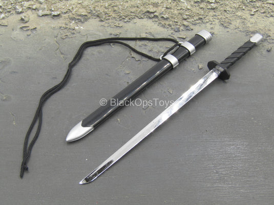 Cool Girl Vol 3 - Black Katana w/Sheath & Tie String