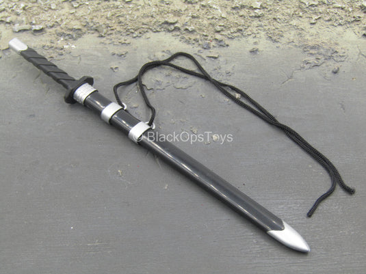 Cool Girl Vol 3 - Black Katana w/Sheath & Tie String