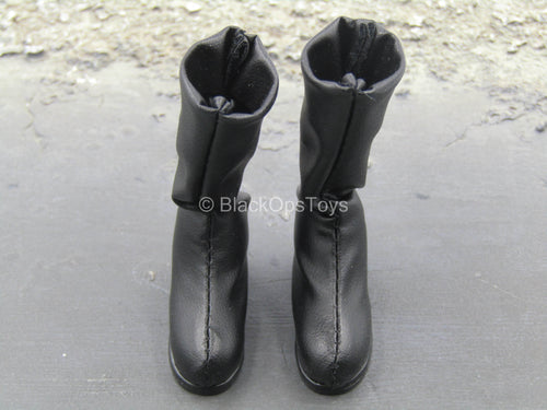 Cool Girl Vol 3 - Female Black Leather Like Boots