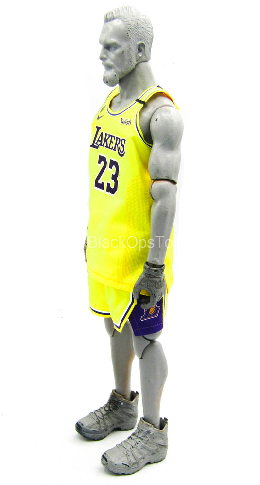 Los Angeles Lakers - LeBron James - Lakers Home Team Uniform Set