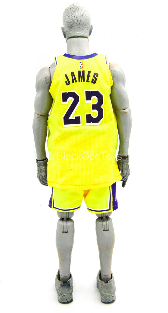 Los Angeles Lakers - LeBron James - Lakers Home Team Uniform Set