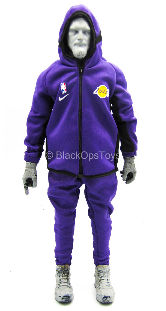 Los Angeles Lakers - LeBron James - Lakers Warm Up Suit