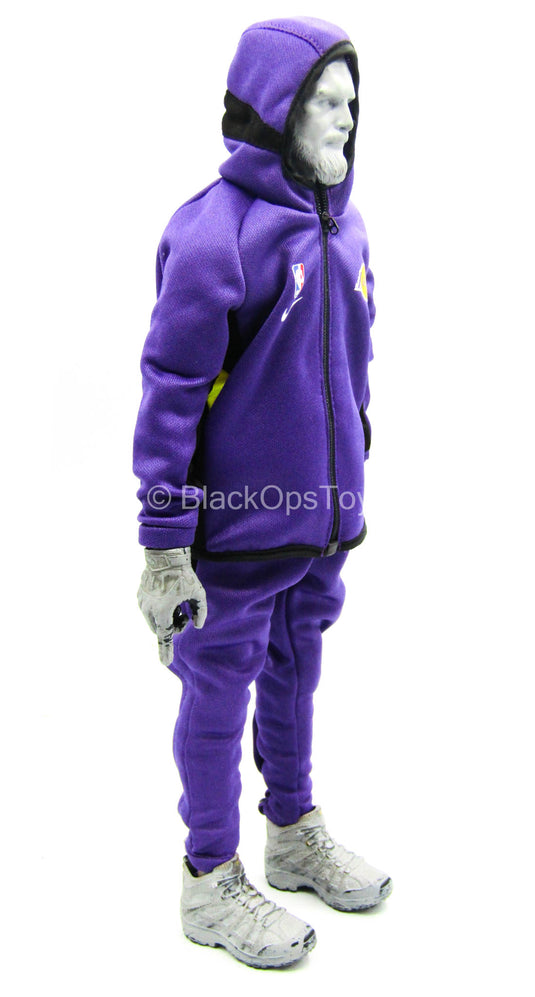 Los Angeles Lakers - LeBron James - Lakers Warm Up Suit