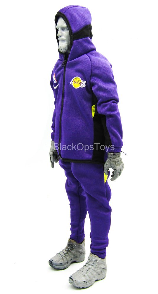 Los Angeles Lakers - LeBron James - Lakers Warm Up Suit