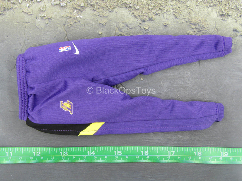 Load image into Gallery viewer, Los Angeles Lakers - LeBron James - Lakers Warm Up Suit
