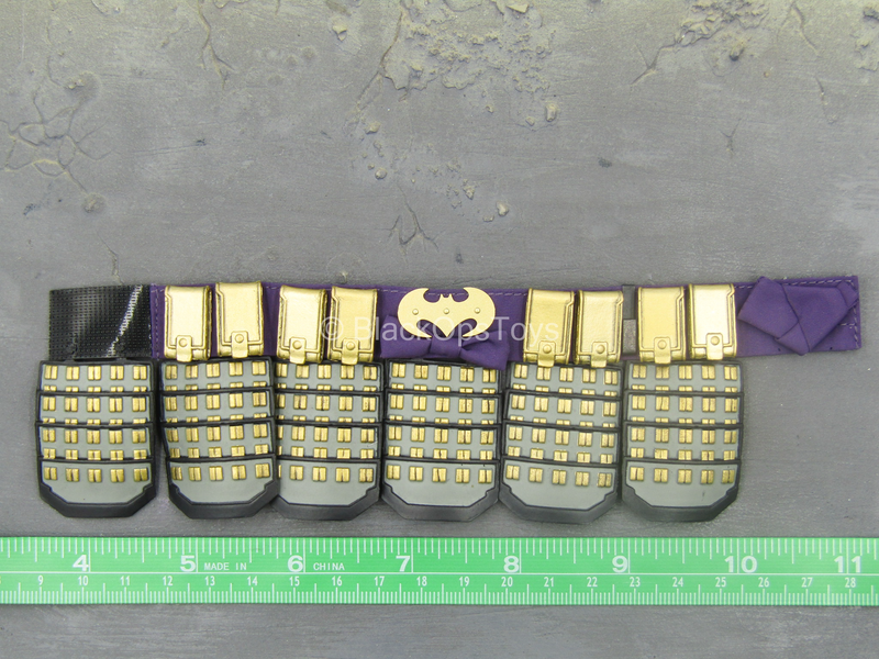 Load image into Gallery viewer, Batman Ninja - Purple &amp; Gold Colored Belt w/Faulds
