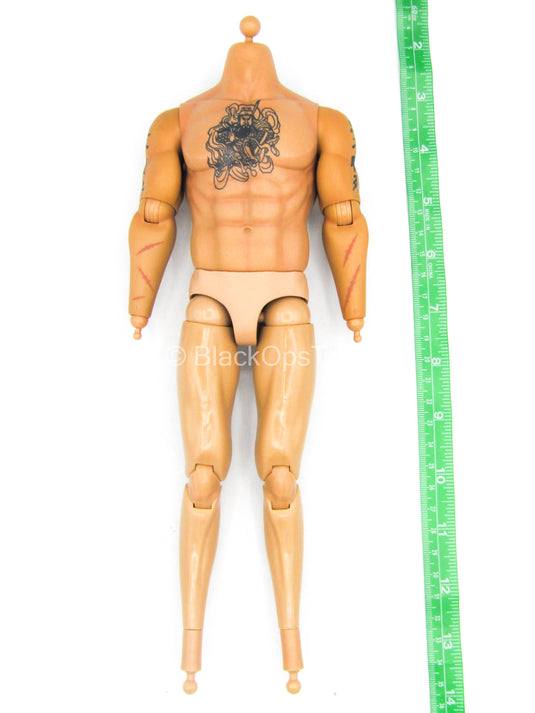Club 4 - YaoTian - Tall Tattooed Male Base Body