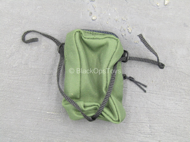Load image into Gallery viewer, Green Zip Up Pouch

