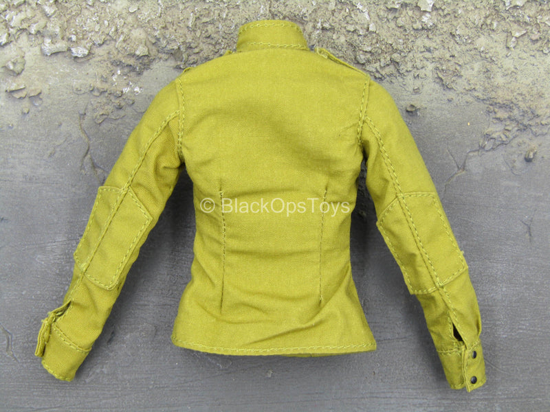 Load image into Gallery viewer, Soviet Tank Forces - Female Green Military Shirt
