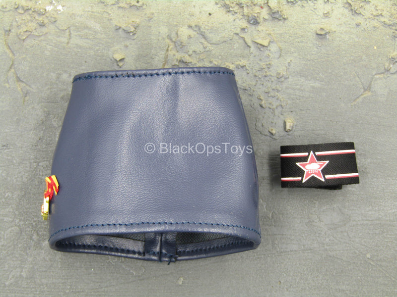 Load image into Gallery viewer, Soviet Tank Forces - Female Blue Leather Like Skirt

