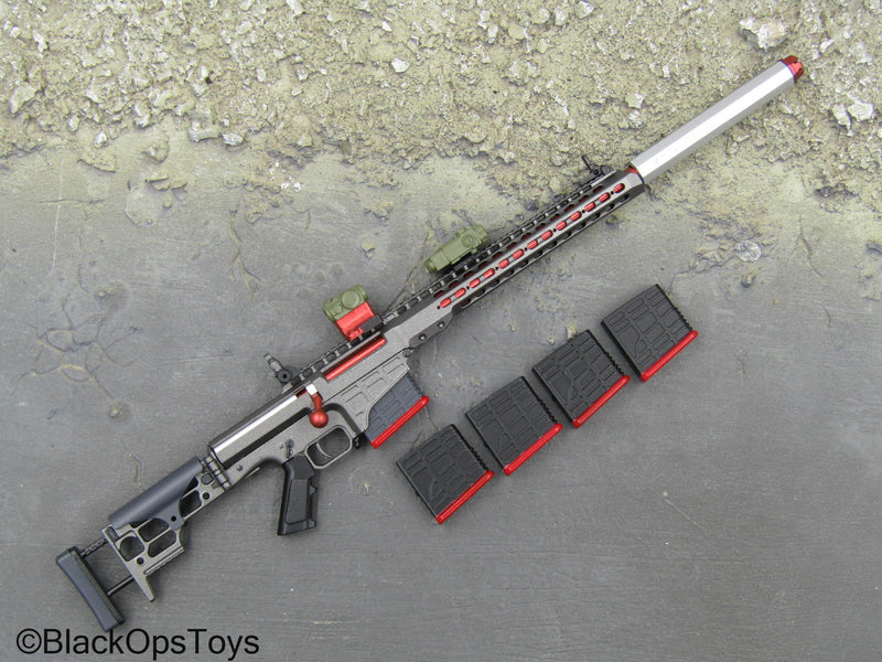 Load image into Gallery viewer, ZERT - Sniper Team - Grey Barret MRAD Sniper Rifle w/Attachment Set
