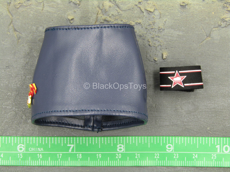 Load image into Gallery viewer, Soviet Tank Forces - Female Blue Leather Like Skirt
