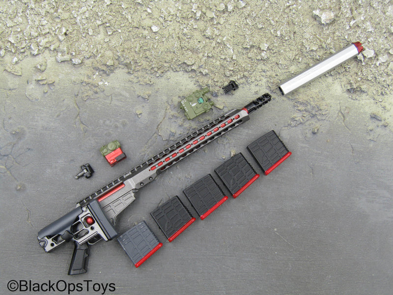 Load image into Gallery viewer, ZERT - Sniper Team - Grey Barret MRAD Sniper Rifle w/Attachment Set
