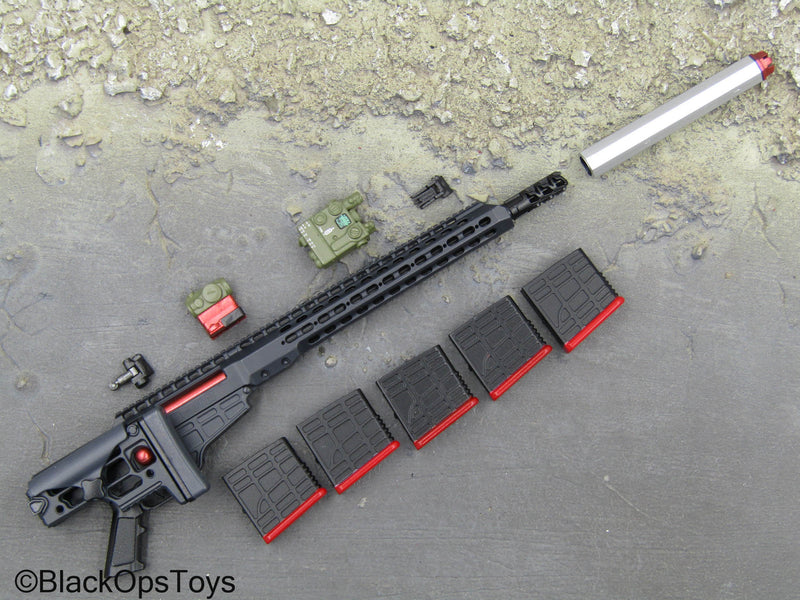 Load image into Gallery viewer, ZERT - Sniper Team - Black Barret MRAD Sniper Rifle &quot;Kiss Me Set&quot;
